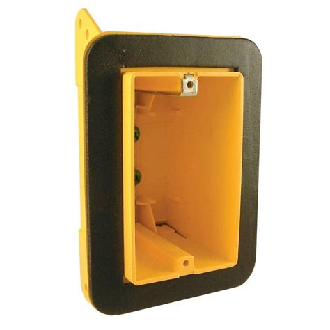 plastic vapor barrier electrical boxes|electrical boxes for foam walls.